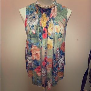 Anthropologie Deletta loose top size small